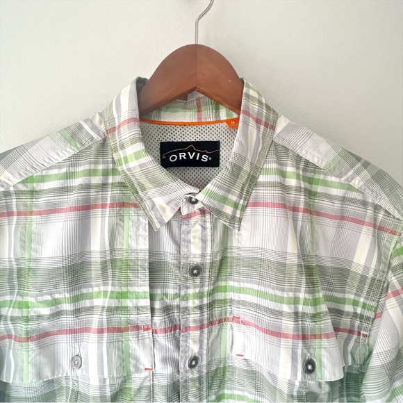 Orvis Other - Orvis Men's Short-Sleeved Open Air Caster Plaid Fishing Shirt Size Medium